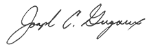 Joseph C. Guyaux signature