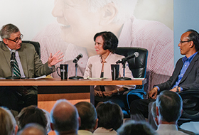 Participants at a 2018 community health forum