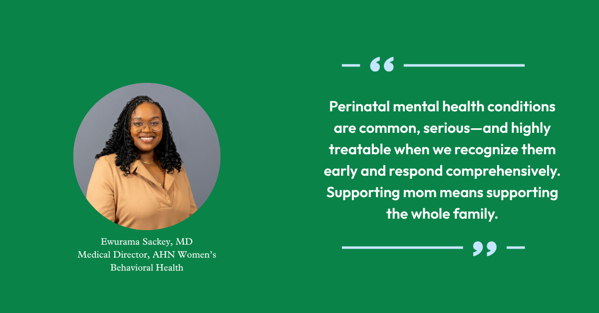 Ewurama Sackey, MD, Medical Director, AHN Women’s Behavioral Health