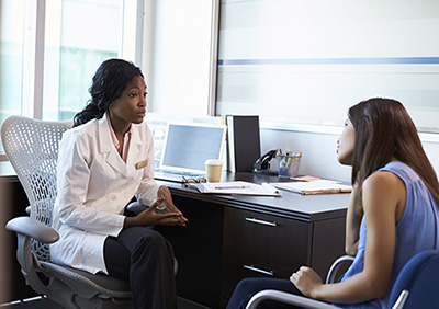 patient with doctor