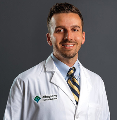 Jordan Knight, DO, a perinatologist at Allegheny Health Network