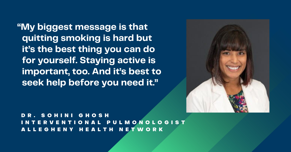 Dr. Sohini Ghosh, pulmonologist at AHN