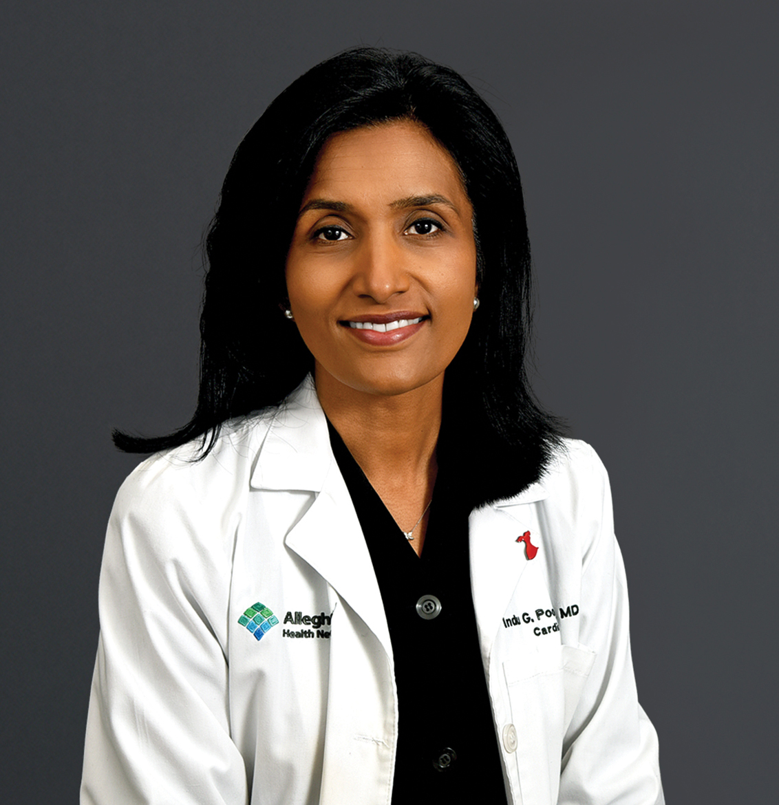 Dr. Indu Poornima, cardiologist and director of the Allegheny Health Network (AHN) Women’s Heart Center.