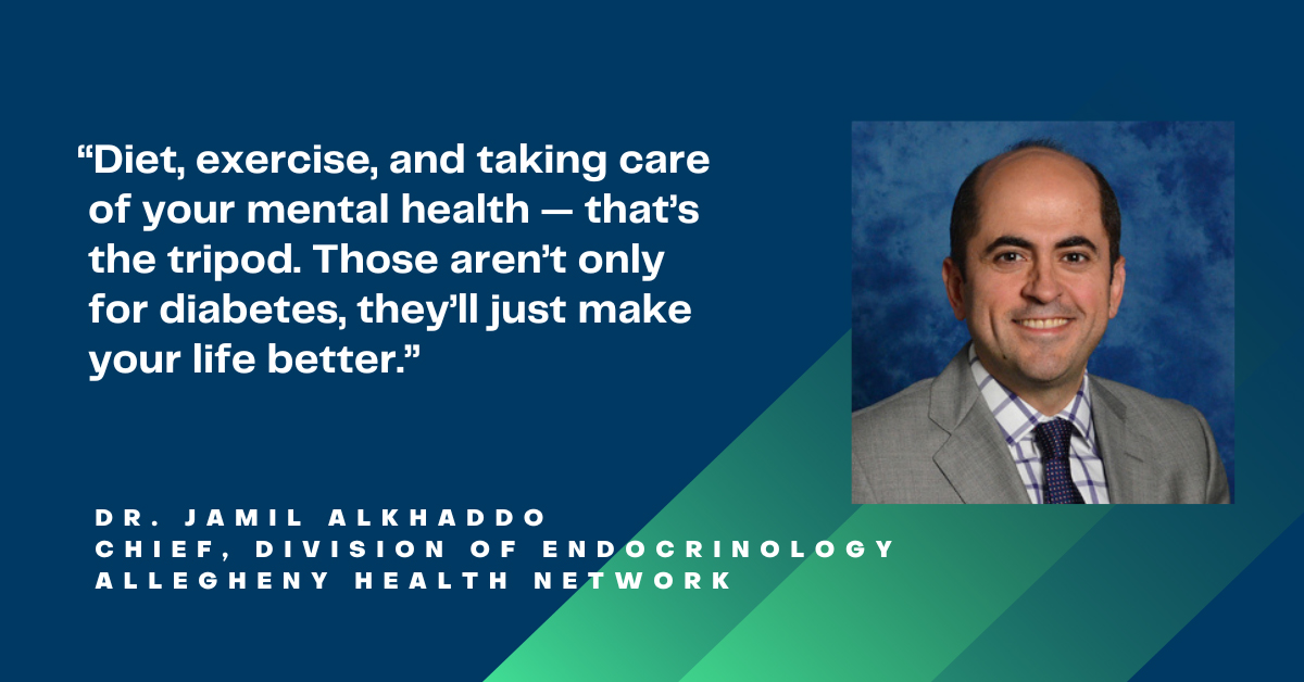 AHN endocrinologist Jamil Alkhaddo, MD