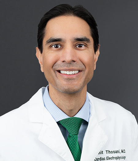 Amit Thosani, MD, the AHN Division of Electrophysiology