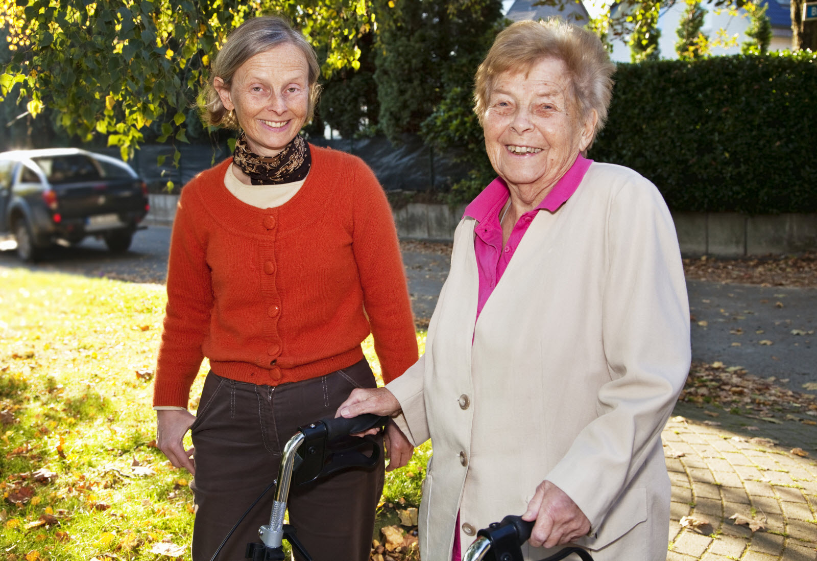 Two elderly women