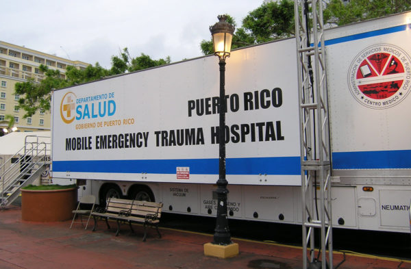 Mobile Emergency Trauma Hospital unit in Puerto Rico