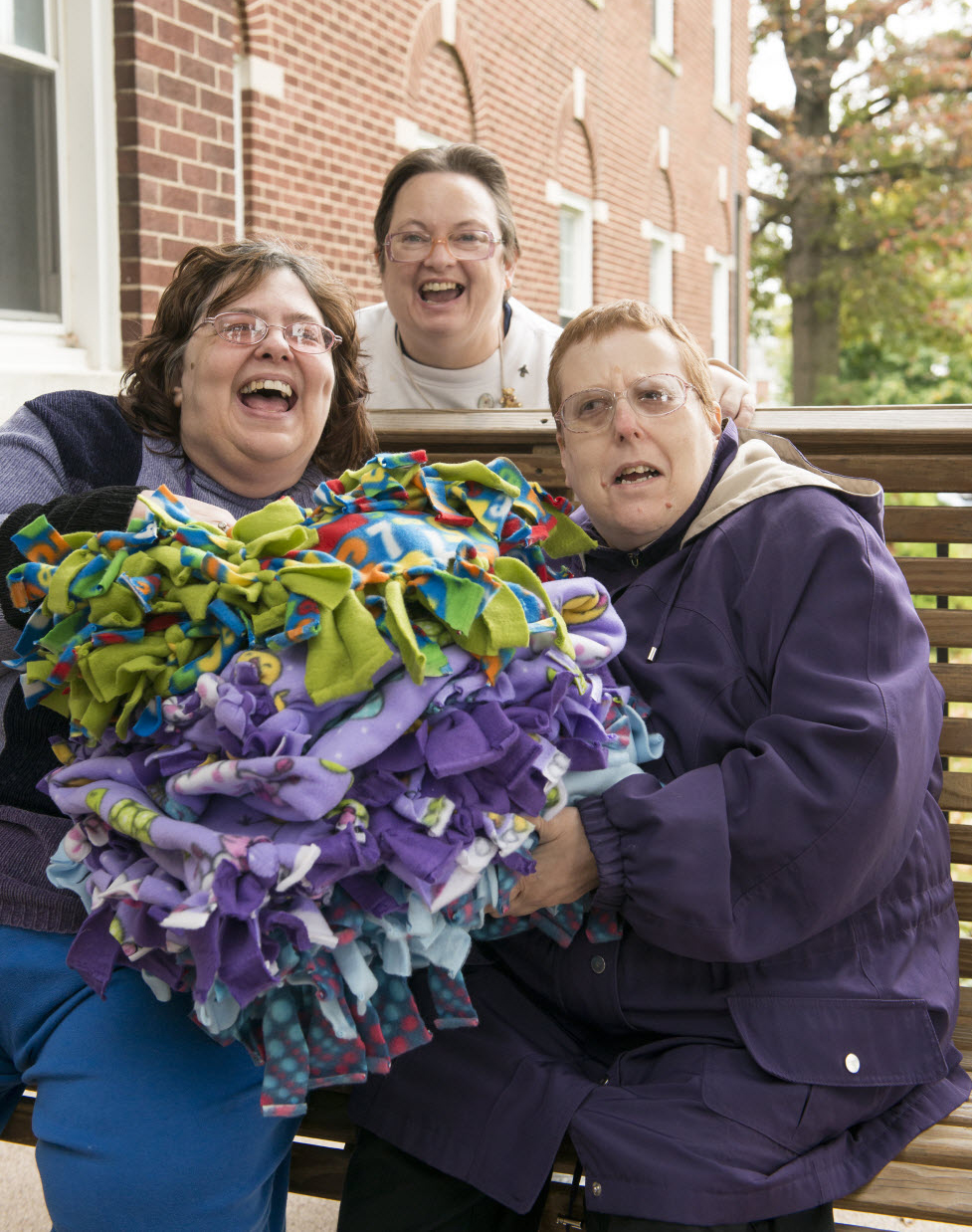 Residents Wendy, Helen and Meryl (left to right)