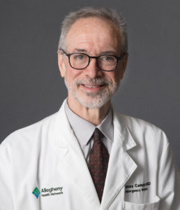 Dr. Thomas Campbell, system chairman of emergency medicine for Allegheny Health Network