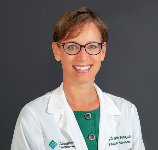 Dr. Amy Crawford-Faucher, medical director of family medicine at AHN.