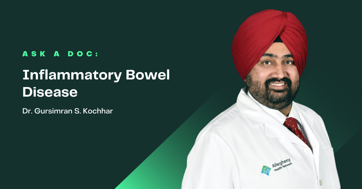 Dr. Gursimran S. Kochhar, an AHN gastroenterologist specializing in interventional inflammatory bowel disease and advanced therapeutic procedures.