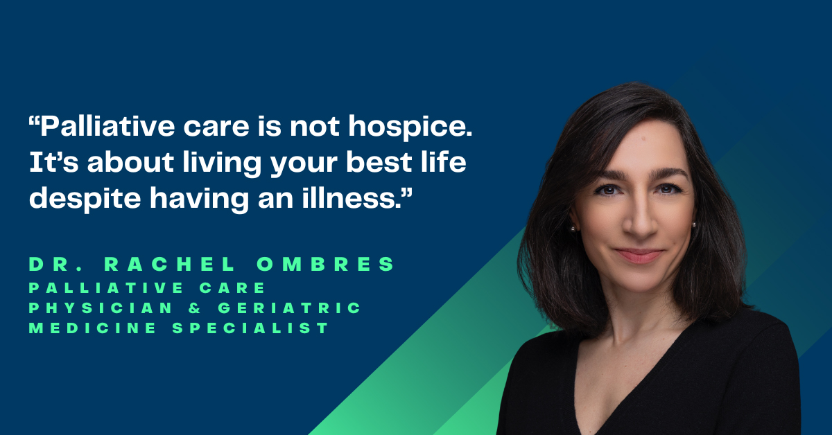 Rachel Ombres, MD, palliative care physician and geriatric medicine specialist working with Enhanced Community Care Management (ECCM)