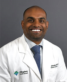 Dr. Sricharan Chalikonda, chief medical operations officer and chair of the Surgical Institute at Allegheny Health Network