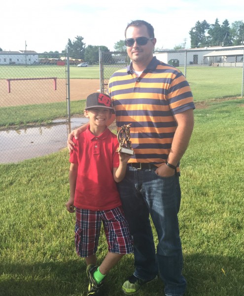Simcox and son
